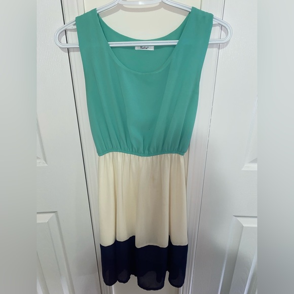 Colour Block Summer Dress - Picture 1 of 1